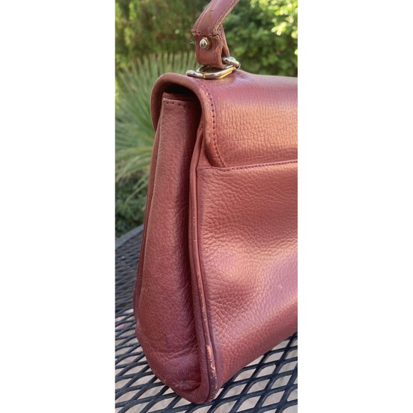 Mark Cross Pebble Leather Satchel - Picture 5 of 12